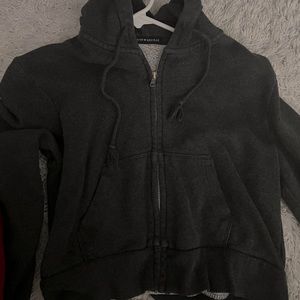 brandy melville cropped zip